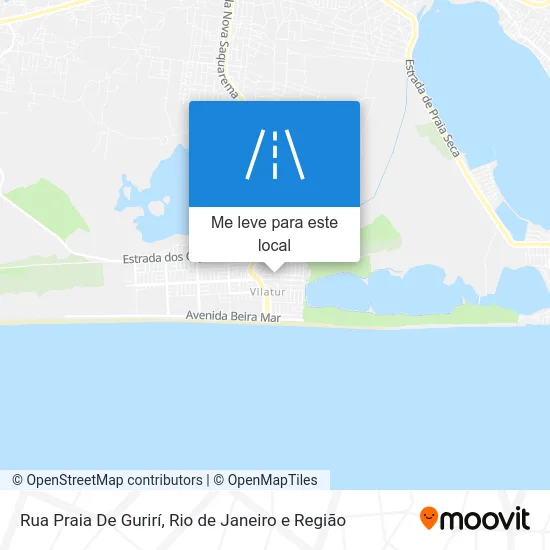 Rua Praia De Gurirí mapa