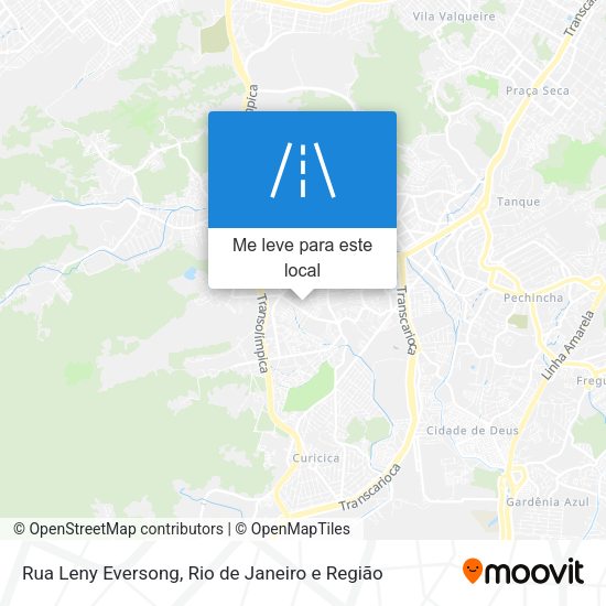 Rua Leny Eversong mapa