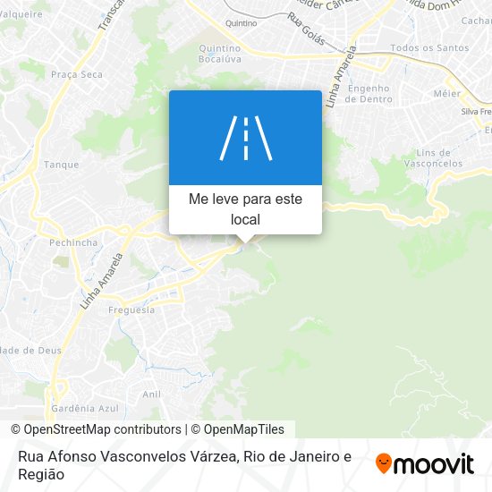 Rua Afonso Vasconvelos Várzea mapa