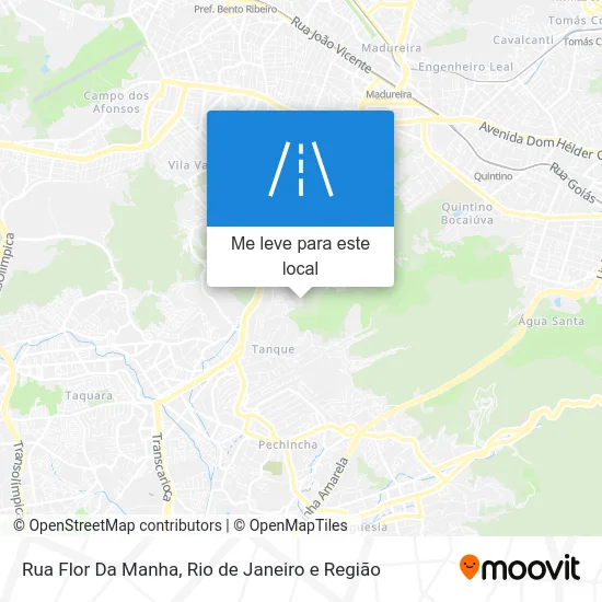 Rua Flor Da Manha mapa