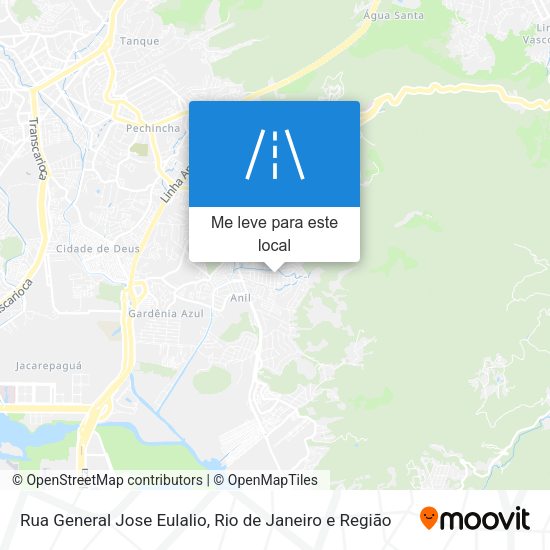 Rua General Jose Eulalio mapa
