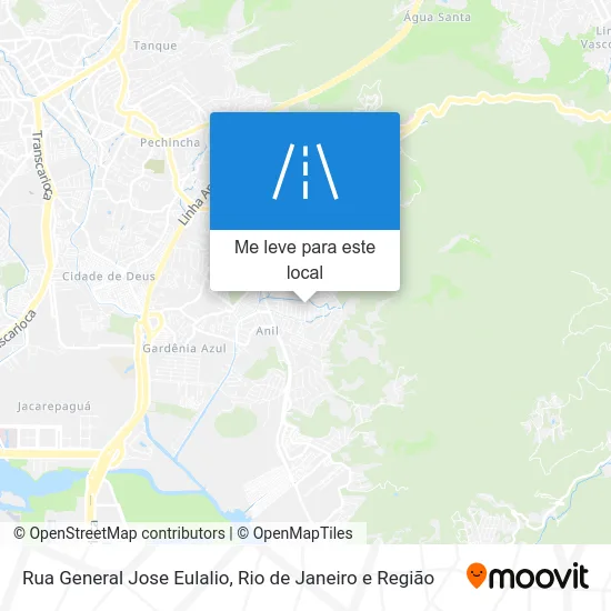 Rua General Jose Eulalio mapa