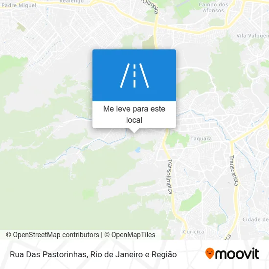 Rua Das Pastorinhas mapa
