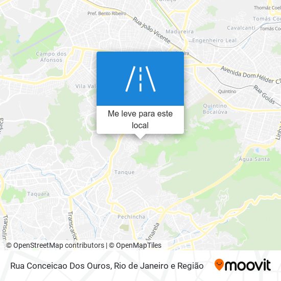 Rua Conceicao Dos Ouros mapa