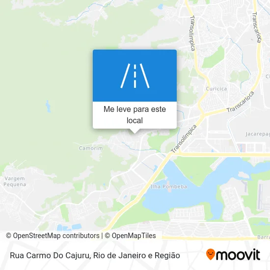 Rua Carmo Do Cajuru mapa