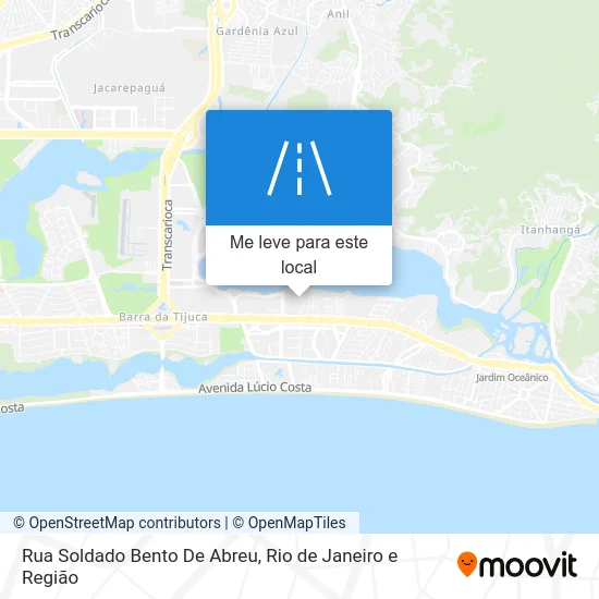 Rua Soldado Bento De Abreu mapa