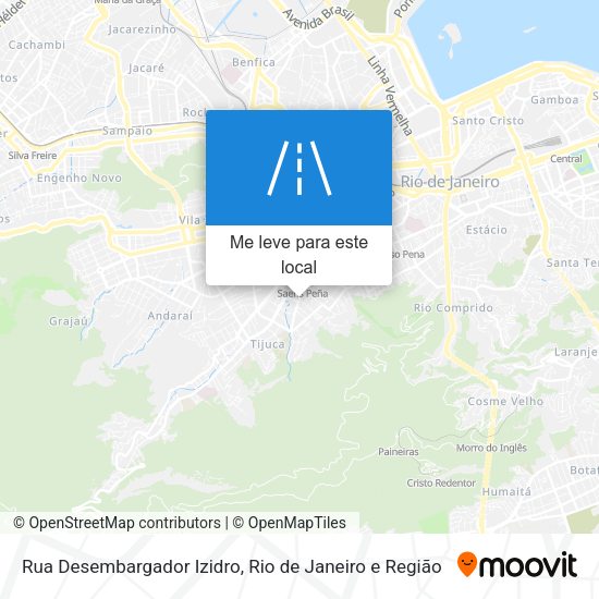 Rua Desembargador Izidro mapa