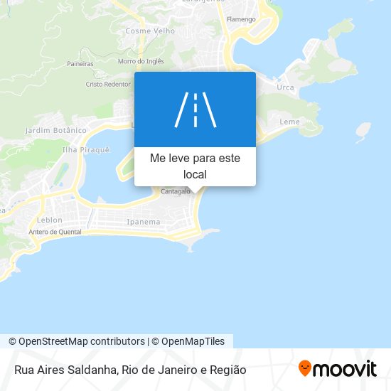 Rua Aires Saldanha mapa