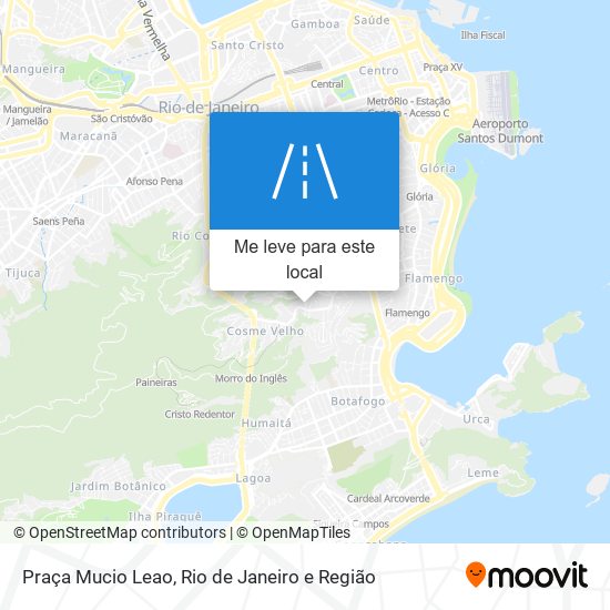 Praça Mucio Leao mapa