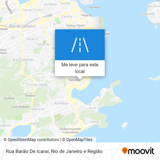 Rua Barão De Icaraí mapa