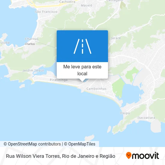 Rua Wilson Viera Torres mapa