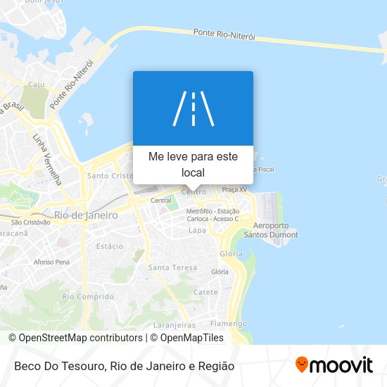 Beco Do Tesouro mapa
