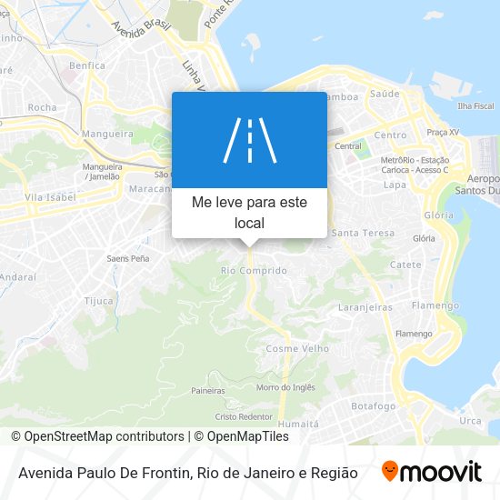 Avenida Paulo De Frontin mapa