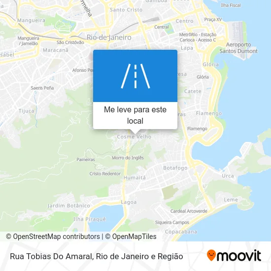 Rua Tobias Do Amaral mapa