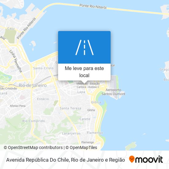 Avenida República Do Chile mapa