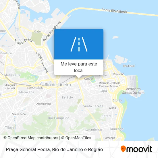 Praça General Pedra mapa