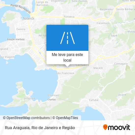 Rua Araguaia mapa