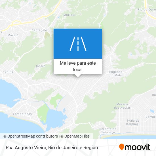 Rua Augusto Vieira mapa