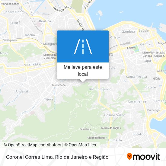 Coronel Correa Lima mapa