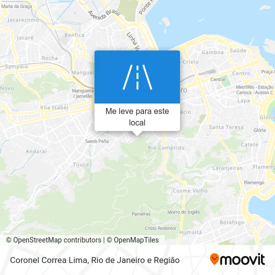 Coronel Correa Lima mapa