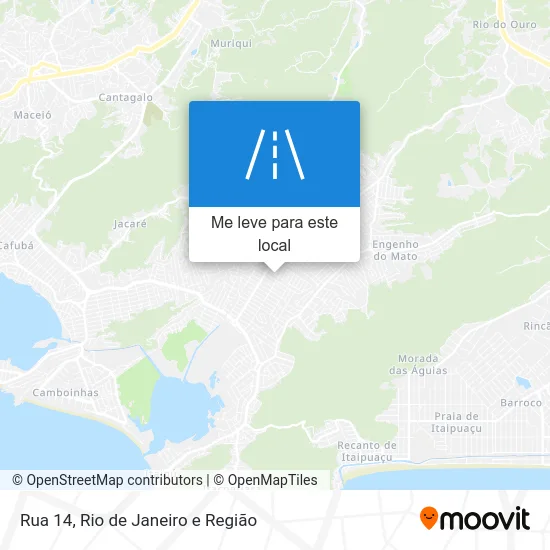 Rua 14 mapa