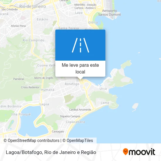 Lagoa/Botafogo mapa
