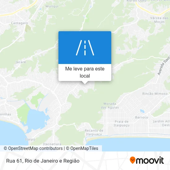 Rua 61 mapa