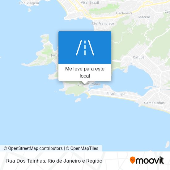 Rua Dos Tainhas mapa