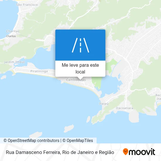 Rua Damasceno Ferreira mapa