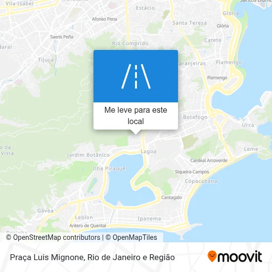 Praça Luis Mignone mapa