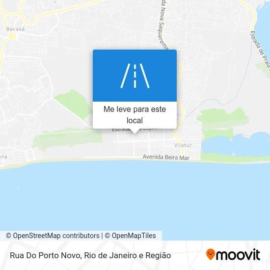 Rua Do Porto Novo mapa