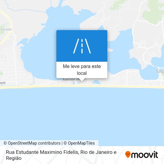 Rua Estudante Maximino Fidelis mapa