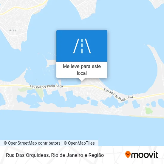 Rua Das Orquideas mapa