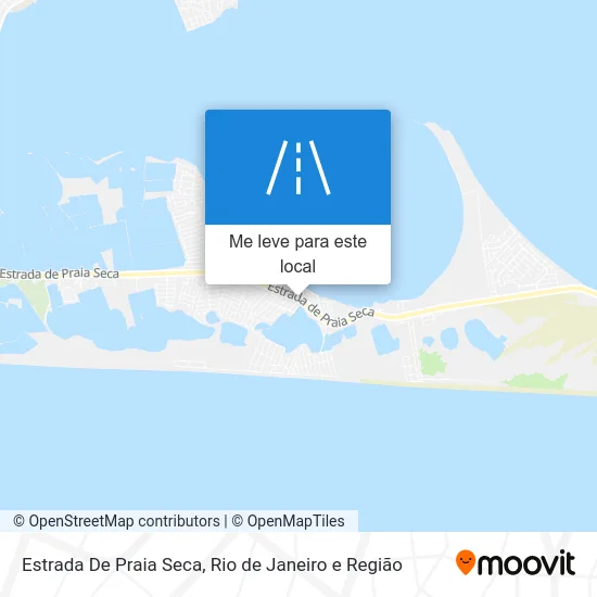 Estrada De Praia Seca mapa