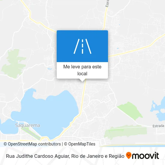 Rua Judithe Cardoso Aguiar mapa