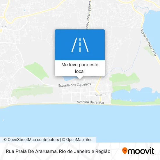 Rua Praia De Araruama mapa
