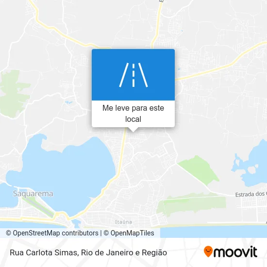 Rua Carlota Simas mapa