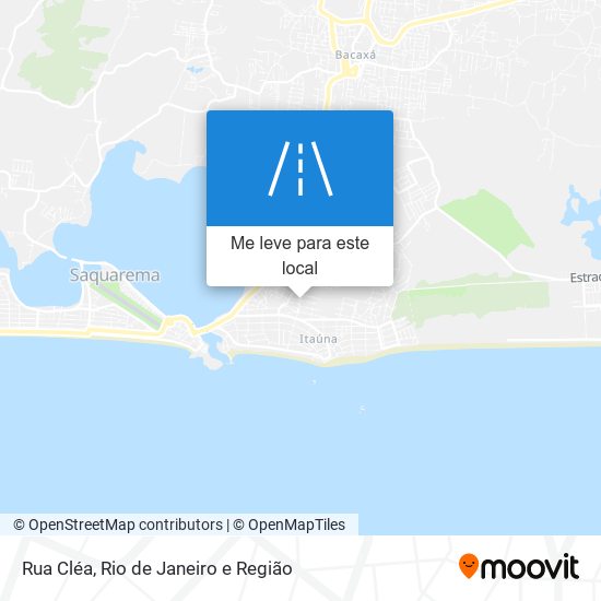 Rua Cléa mapa