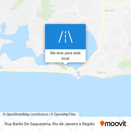 Rua Barão De Saquarema mapa