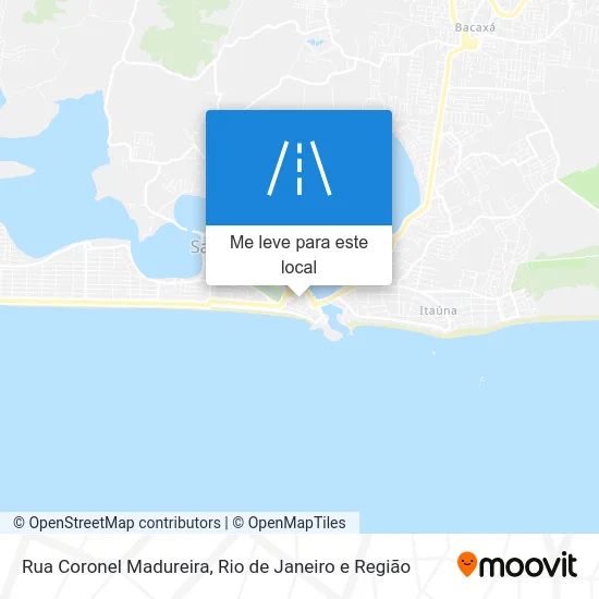 Rua Coronel Madureira mapa