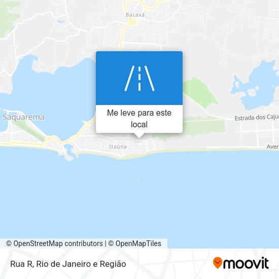 Rua R mapa