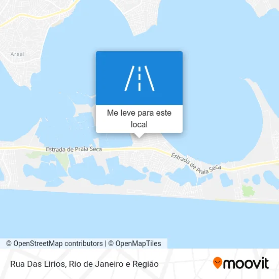 Rua Das Lirios mapa