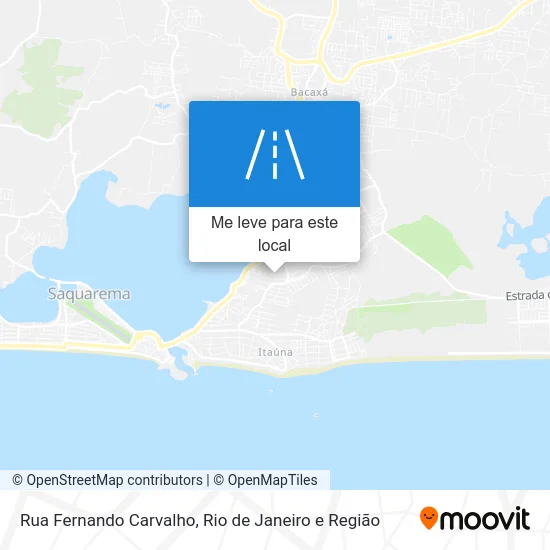Rua Fernando Carvalho mapa