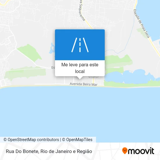 Rua Do Bonete mapa