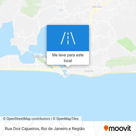 Rua Dos Cajueiros mapa