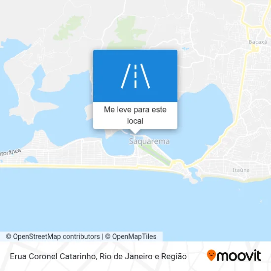 Erua Coronel Catarinho mapa