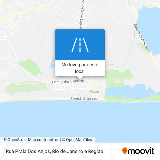 Rua Praia Dos Anjos mapa