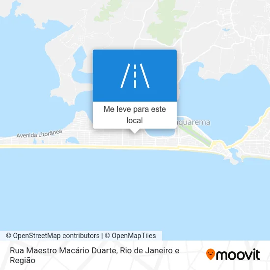 Rua Maestro Macário Duarte mapa