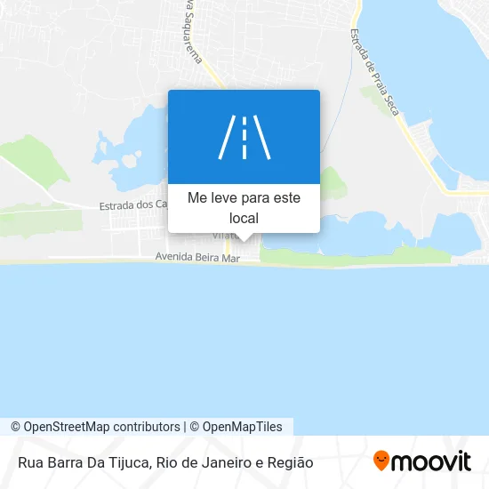 Rua Barra Da Tijuca mapa
