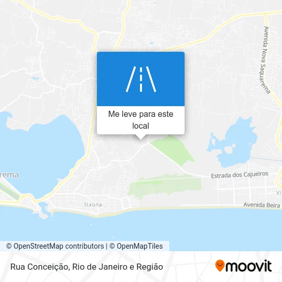 Rua Conceição mapa